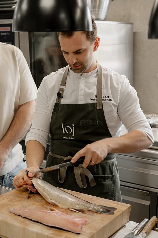 Küchenchef Joseph Oberreiter